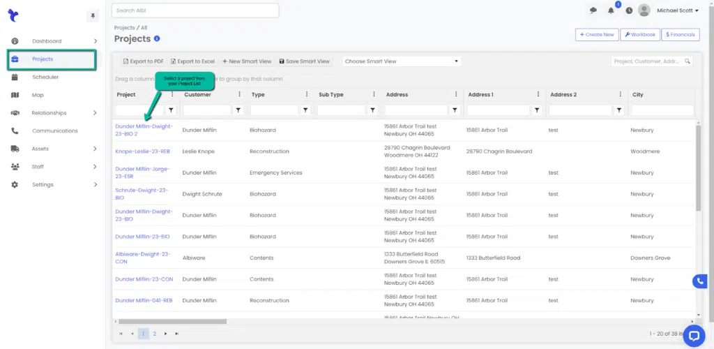 Albiware Dashboard